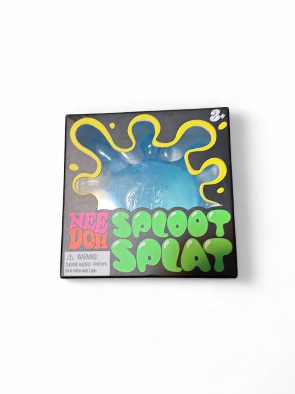 Schylling NeeDoh Sploot Splat Squishy Sensory Tactile Fidget Toy- Blue